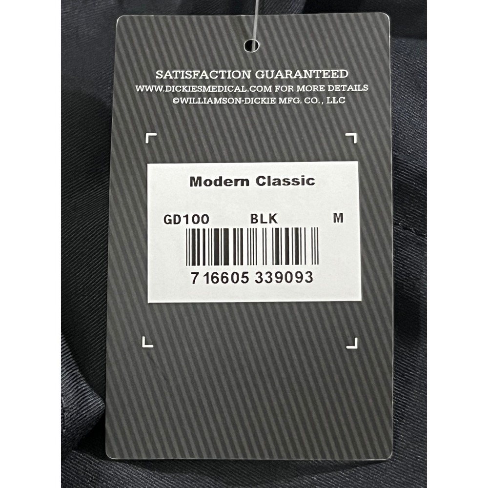 Genuine Dickies Industrial Strength Scrub Pants Black Modern Classic Mens M - Picture 6 of 11